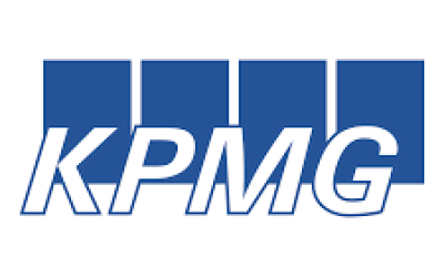KPMG logo. top employers of FRM